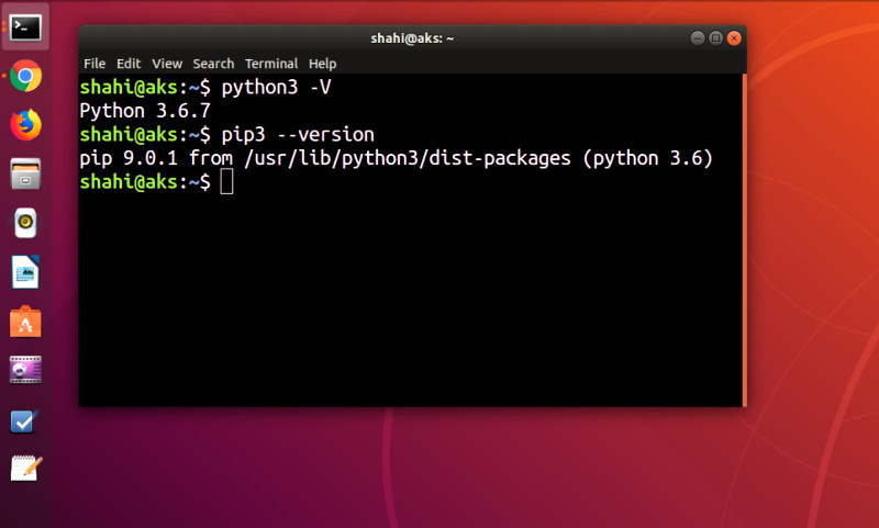install python3 pip3 ubuntu 18