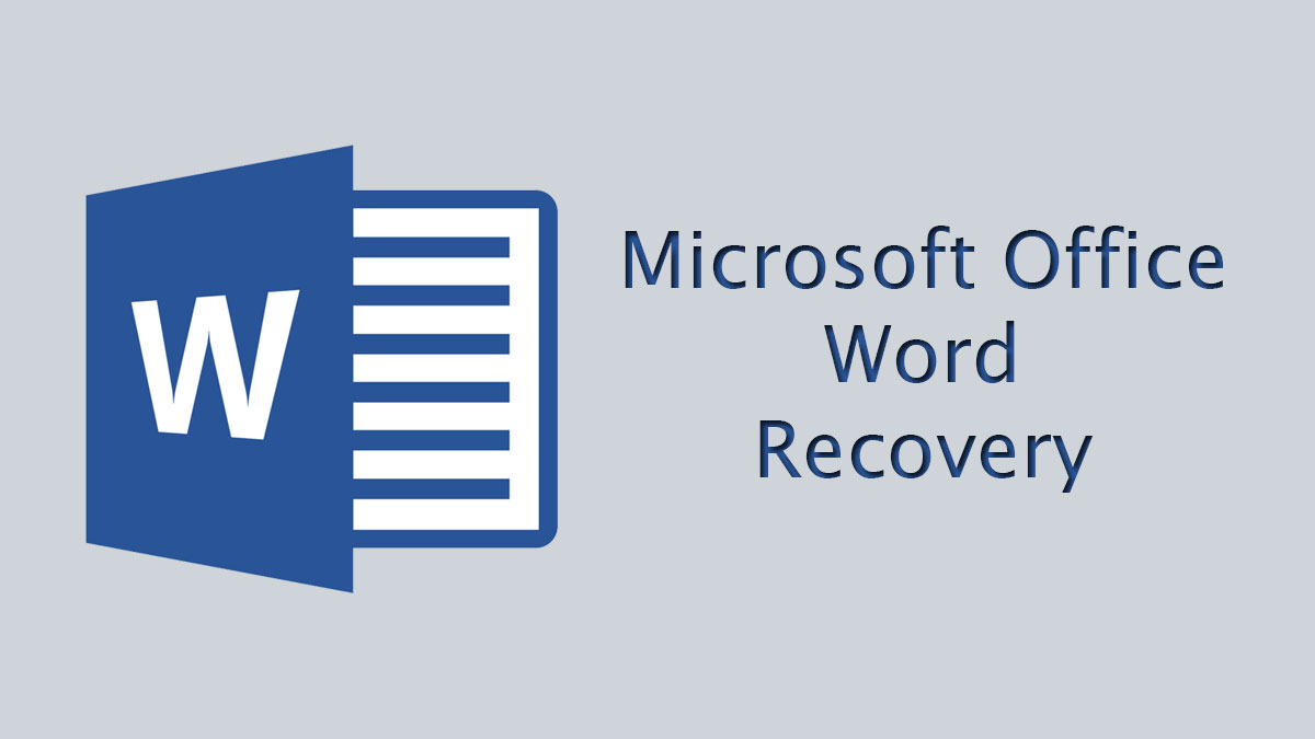 how to recover microsoft word program