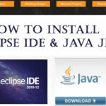 install java jdk and eclipse ide