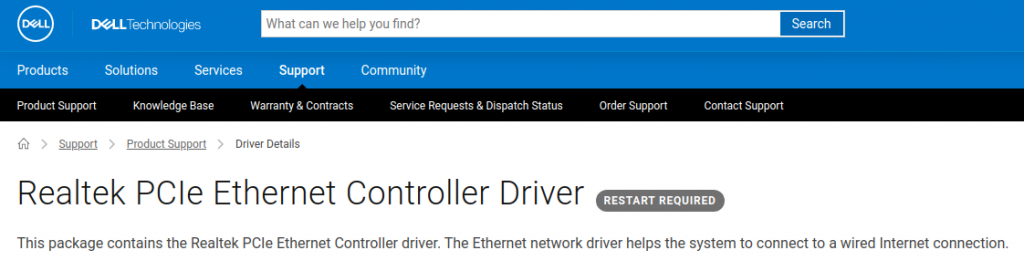 realtek ethernet controller driver windows 10 install hang