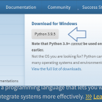 install python 3.9.5